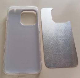 Funda de teléfono en blanco con sublimación transparente de goma 2D tpu para iphone 15 14 plus 13 12 pro max 11, productos en blanco sublimados