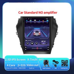 2Din 9 pulgadas Android Car Video Radio para Hyundai IX45 SantaFe 2010-2017 unidad principal compatible con Bluetooth wifi control del volante