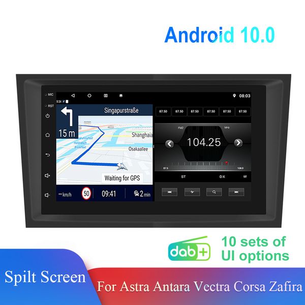 2Din Android 10.0 GPS Auto Radio FM EQ Speler Voor Astra Antara Vectra Corsa Zafira Meriva vivara Vivaro Combo signum