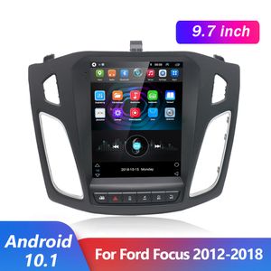 2Din Android 10.1 GPS Navigation autoradio 9.7 pouces stéréo capacitif pour Ford Focus 2012 2013 2014 2015 2016 2017 2018