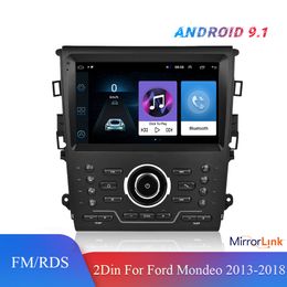 2Din Android 9.1 Auto Radio Stereo 9 ''RDS Navigatie Speler Voor Ford Mondeo 2013 2014 2015 2016 2017 2018 met Bluetooth