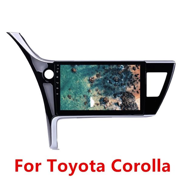 Lecteur de Radio vidéo dvd de voiture Android 2Din pour 2017-Toyota Corolla (conduite à gauche) GPS multimédia écran tactile unité de tête stéréo