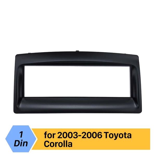 Kit de couverture d'installation de cadre de panneau de panneau d'autoradio 2Din pour 2003 2004 2005 2006 Toyota Corolla Surround plaque de lecteur DVD