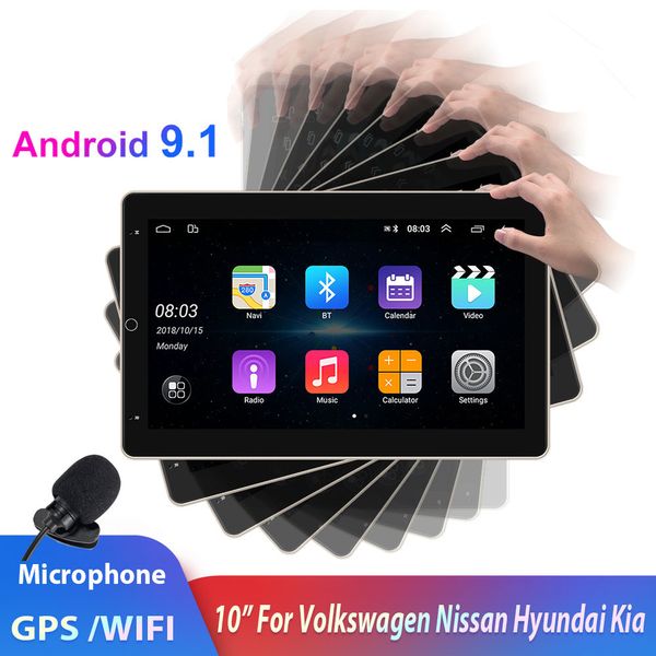 2din autoradio GPS Android lecteur multimédia universel 2din autoradio Navigation pour Volkswagen Nissan Hyundai Kia Toyota