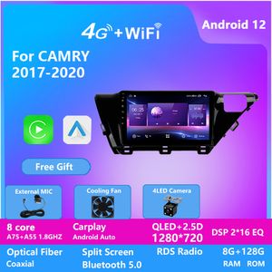 2Din Car Video GPS Auto Audio Stereo Player Autoradio Multimedia Navigatie 4G WiFi Car Radio voor Toyota Camry 2017-2020