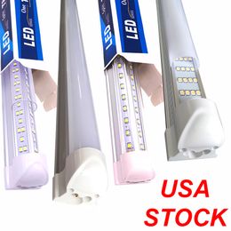 2ft 3ft 4ft 8ft T8 V vorm LED -koeler Tube Licht 2835 Hoge helderheid Geïntegreerde LED -buizen Dubbele zijden LED -fluorescentielampen