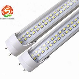 Tubes Led T8 2 pieds 4 pieds, Double rangée de lumière, puces smd2835 14W 28W T8, blanc chaud/froid, AC 110-240V