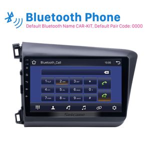 2G + 32G Android 10 Auto DVD 8-Core Player GPS-navigatie voor Honda Civic 2011-2015 Radio Head Unit Ondersteuning DSP Qled CarPlay