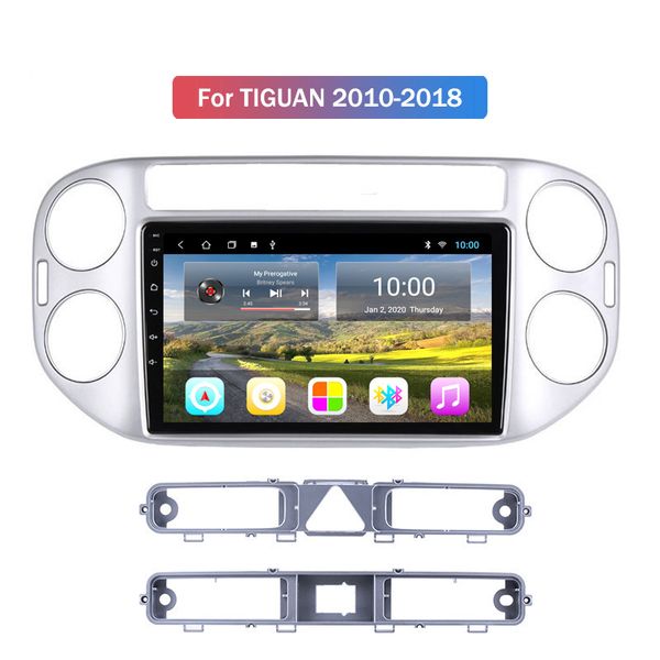 2G RAM 10,1 pouces Android Car Video Gps Navigation pour Volkswagen TIGUAN 2010-2018 Radio System