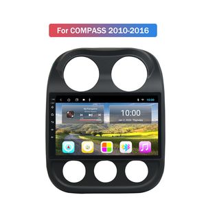 2G RAM + 32 GB ROM Auto Multimedia Videospeler met GPS Bluetooth-radio Android voor Jeep Compass 2010-2016