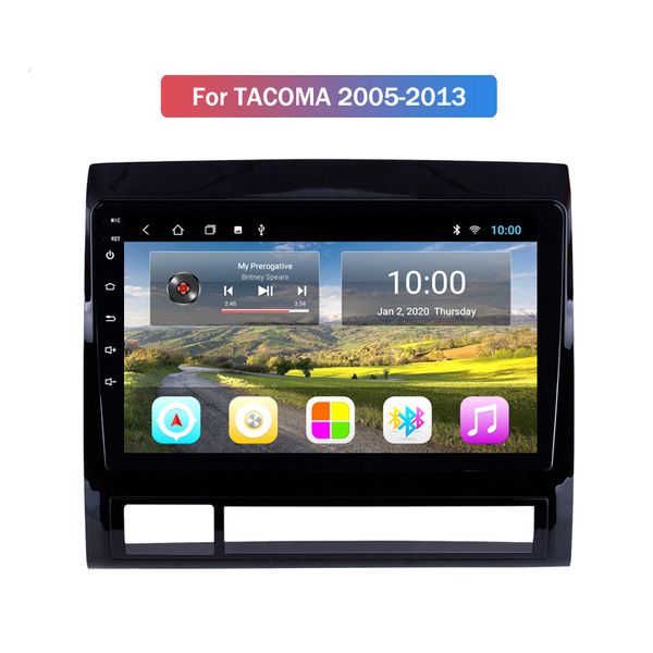 Lecteur DVD de voiture vidéo Android 2G RAM 9 pouces pour Toyota TACOMA 2005-2013 système de Navigation Gps Audio Radio multimédia