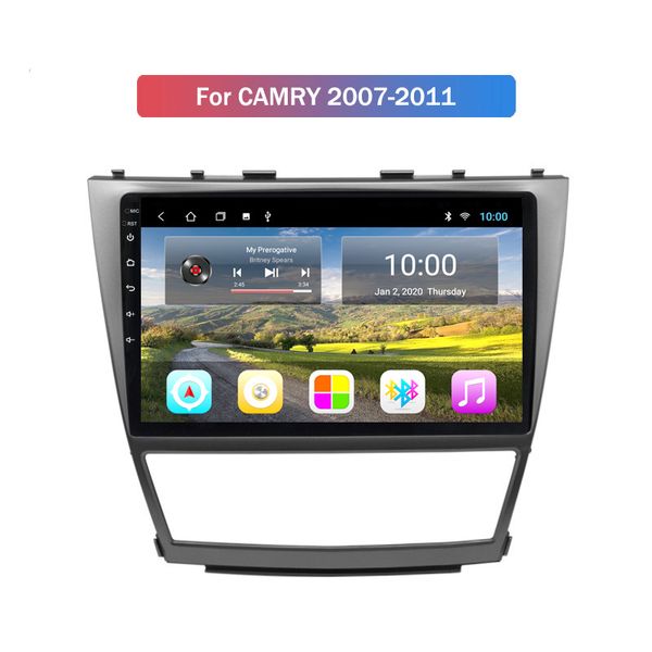 2G RAM RAM Android Car Video para Toyota Camry 2007-2011 Multimedia Player Auto estéreo