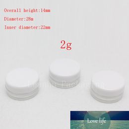 2g Kleine Lege Cosmetische Blikjes Sample Plastic Crème Potten Cosmetische Verpakking, Containers Make-up Display Tin Mini Fles