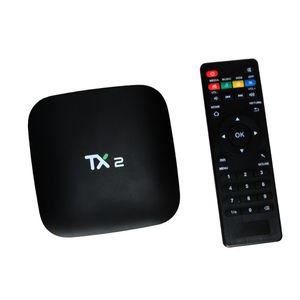 2 Go 16 Go TX2 R2 Android 7,1 Smart TV Box RK3229 2,4 GHz WiFi 4K Lecteur multimédia