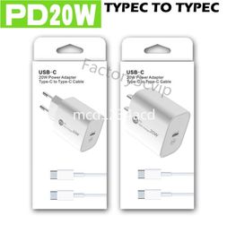 2in1 18W 20W charge rapide USB C PD chargeur Type c chargeur mural adaptateurs d'alimentation ue US câble de prise pour Samsung Huawei htc M1