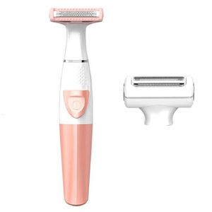 2in1 body groomer set Schaamhaar Lies Trim Body Scheerapparaat nat droog vrouwen elektrisch scheerapparaat voor mannen Bal tondeuse 231220