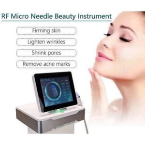 2in1 Fractionele RF Microneedling Machine Zeg vaarwel tegen acne Effectieve acnebehandeling met gouden plaat Fractional Microneedle Device