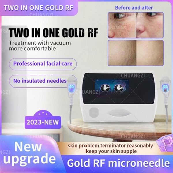 2in1 Fractional Rf Microneedling Machine Cold Hammer Vergetures Scar Remover Fractional Microneedle Machine