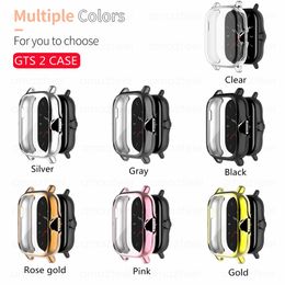 2in1 Metal Magnetic Strap+Case Protector voor Amazfit GTS 2 mini -armbanden Amazfit Bip 3 S U Pro -strap Cover Shell Bumper