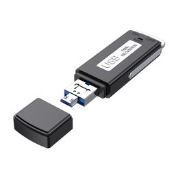 2in1 OTG USB Disk Small Dictafoon Digitale Voice Recorder U01 Noice Verminder de opname Ultra dunne HD-codering OTG-Plug Play voor ontmoetingslessen Lecture USB-opslag