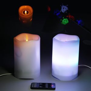 2in1 Projector Night Light With Candle Star Project Functie USB LADING LED NACHT LICHT WIITH Remote Control 3836254