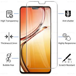 Étui en verre trempé à l'écran 2in1 pour Vivo V23 5G Film de protection de l'objectif de la caméra pour Vivov23 V 23 V2130 6.44 "COUVERTURE DE SÉCURITÉ DE SÉCURITÉ