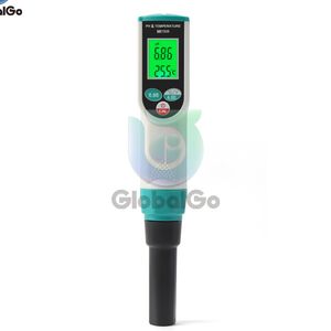 2in1 bodem pH -meter 0,00 ~ 14,00ph digitale temperatuur zuurgraad bodemtester sensor sensor analysator voor buitentuin landbouwgrond