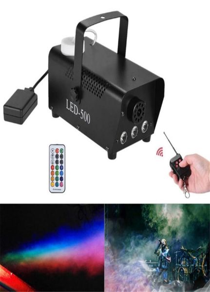 2in1 WiFi Télécommande 400W RV LED LIGRES DE FOG Machine de fumée de la Machine de désinfection Disco Party Show Effet Fogger Machine RG3660986