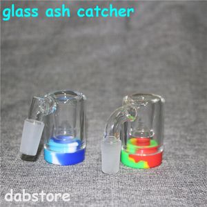 2 inch Glas Bong Ash Catchers Hookahs 14mm Dikke Pyrex Bubbler 45 90 graden Ashcatcher Water Pipes