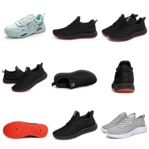 2J6F chaussures de course hommes Confortable décontracté respirant solide Noir gris foncé Beige femmes Accessoires bonne qualité Sport été Mode chaussure de marche 31