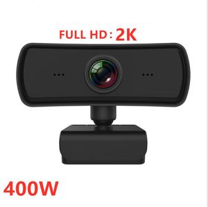 2K 1080P HD Webcam Autofocus Ingebouwde Mic Mini Computer PC Laptop Webcamera voor Live Broadcast Video Calling Conference Work