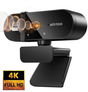 2K 4K Webcam 1080P Voor PC Webcam Cam USB Online Webcam Met Microfoon Autofocus Full Hd 1080 P Web Can Webcan Voor Computer6004775