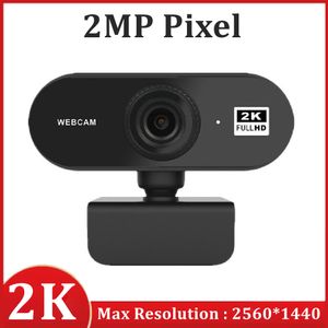 2K Mini cam 1080P HD USB Caméra Ordinateur Avec Microphone Cam Ordinateur Portable En Ligne Teching Conférence Web Caméras Rotaed