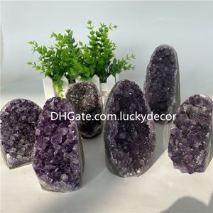 2kg Amethyst Cluster puissants cristaux de violet foncé