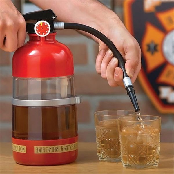 2L Extintor de incendio Vino Vino Dispensador Dispensador Party Beer Water Barriles Bar Beverage Bebida de licor Dispensador