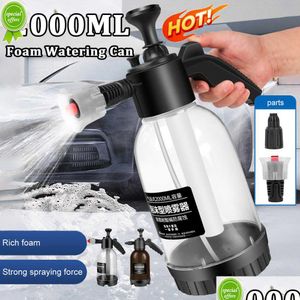 2L pompe à main pulvérisateur de mousse canon pneumatique neige lave-auto bouteille de pulvérisation nettoyage de vitres pour le lavage à domicile livraison directe Dhprz