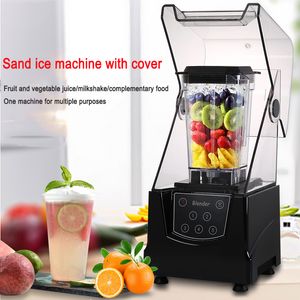 2L Heavy Duty Blender Shaver BPA Free Muet Smoothie Maker Ice blender Noise Cover 21000RPM 1000W Food mixer