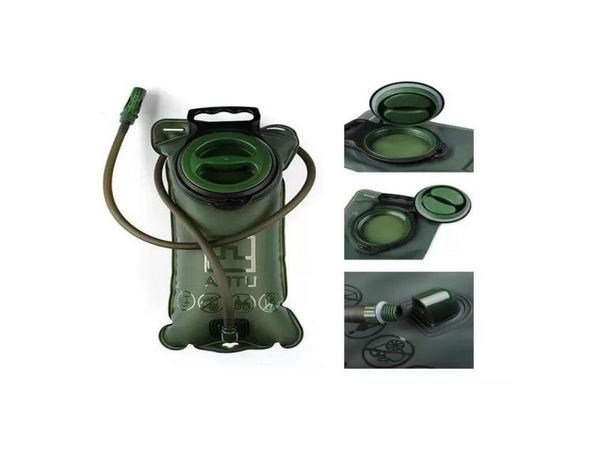 2L équipement d'hydratation sacs d'eau en TPU bouche sport vessie Camping randonnée escalade sac militaire d'eau 8844242