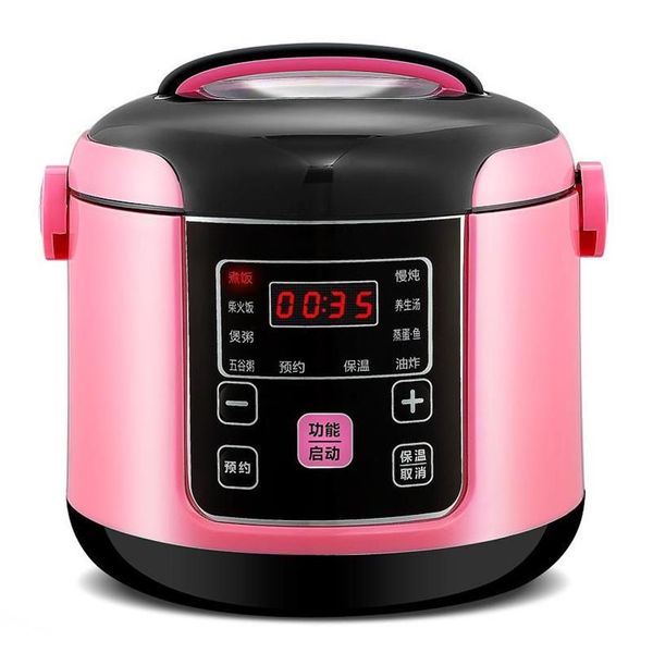 Cuiseur à riz électrique Intelligent 2L, cuiseur de cuisine automatique, Portable, machine de conservation du riz, Multicooker263w