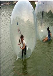 2m 08 mm opblaasbare grote bal zorb ballen Water wandelballen Dancing Ball Sport Ball Walk op water met rits PVC Water Toy3304883