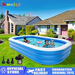 2m/2.6m Gran piscina inflable Adultos para niños Piscinas Bañera de baño Summer Outdoor Interior Bathtub Water Pool Family Farty Toys 240403