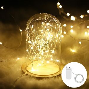 2M 20 LED guirlandes lumineuses maison bricolage fée lumière bouteille de Noël lumières chaîne fête de mariage décoration alimenté par batterie LED guirlande Y201020