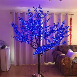 2m 6 5ft 1248pcs Bombillas LED Altura LED Luz de árbol de flor de cerezo artificial Luz de árbol de Navidad 110 220VAC Uso al aire libre a prueba de lluvia253o