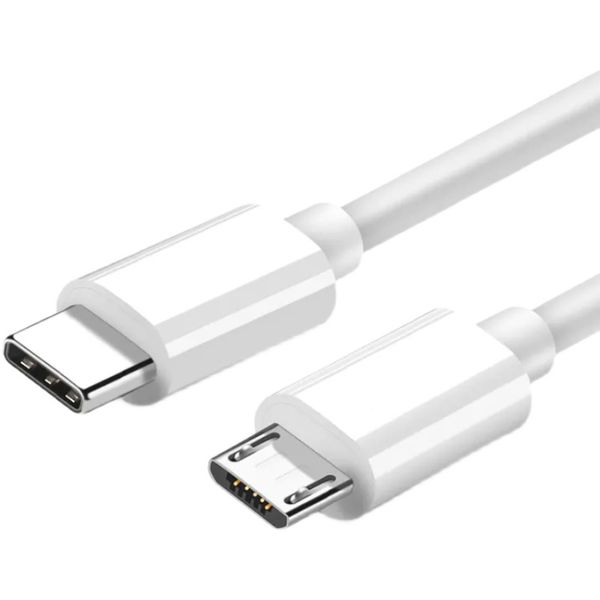 Câble USB-C OTG vers Micro USB de 2 m, cordon de synchronisation de données, adaptateur de fil de charge pour Samsung Galaxy S7 S6, J7, J3, LG, PS4, Kindle, manette PS4 Xbox, téléphone Android