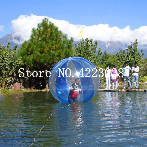 Livraison gratuite 2m diamètre populaire eau marche piscine à balles PVC balles gonflables multi-fonction balle d'eau balle de danse balles d'eau transparentes