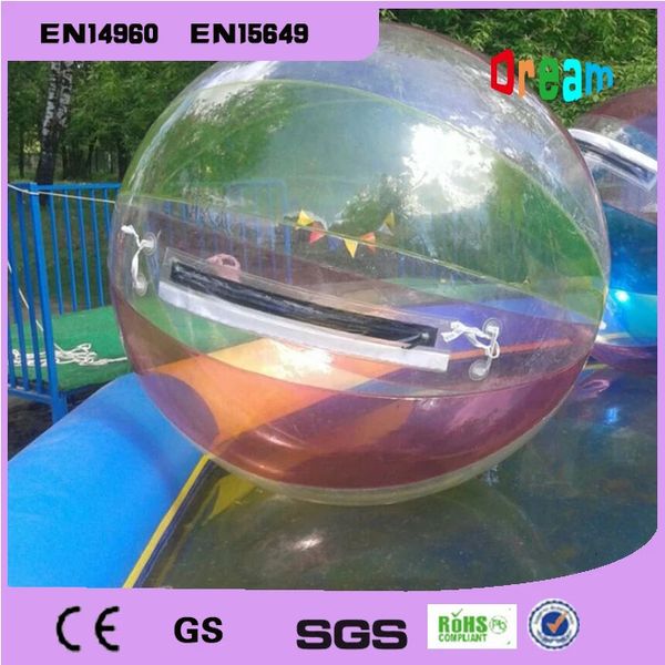 2 m Inflable comedor Pintura Bola Inflataer Bola caminando sobre la bola de agua Bola de zorbo de agua 240411