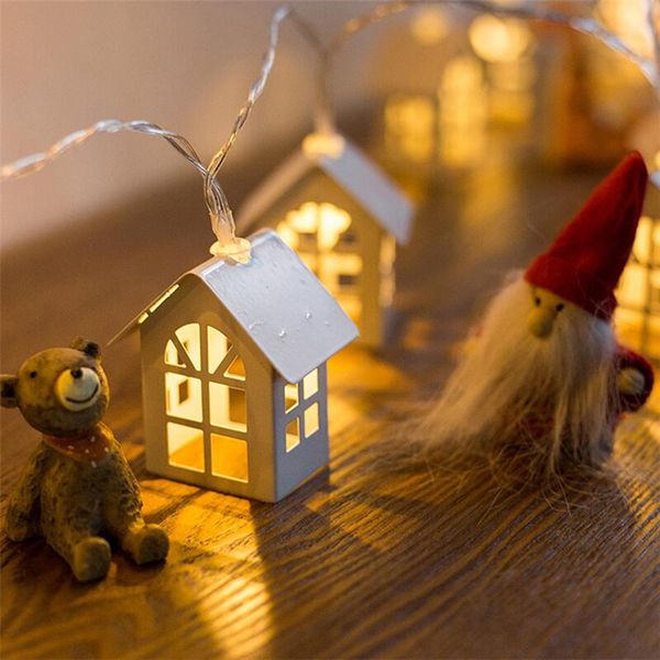 2m LED String Light Garland Bedroom Decor Home Lights Christmas House Outdoor Wood House White White Holiday éclairage Party Party