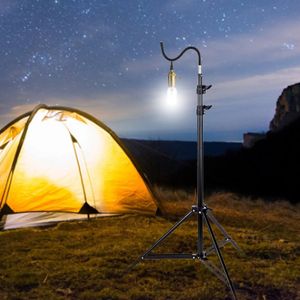 2m stand léger pliant télescopage Tripod Réglable Aluminium Light Aluminium Trépied accessoires de camping extérieur 240407