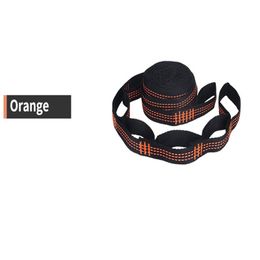 2 m Lange Hangmat Imitatie Nylon Strap 5 Ringen Bandage voor Hangmatten Camping Swing Hanging Bed A217283