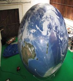 Boule de Globe gonflable géante imprimée de 2m, Globe terrestre gonflable de grande taille pour la publicité 1317752